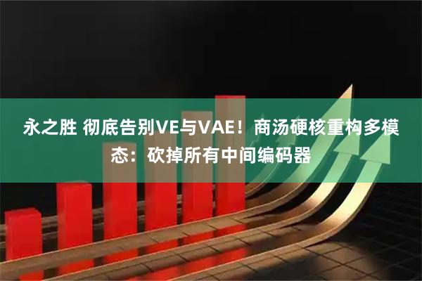 永之胜 彻底告别VE与VAE！商汤硬核重构多模态：砍掉所有中间编码器