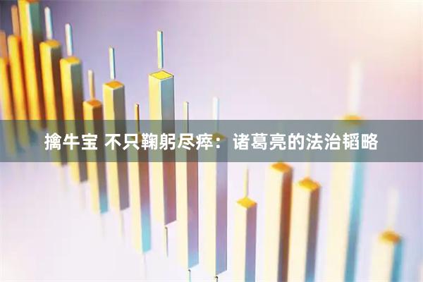 擒牛宝 不只鞠躬尽瘁：诸葛亮的法治韬略