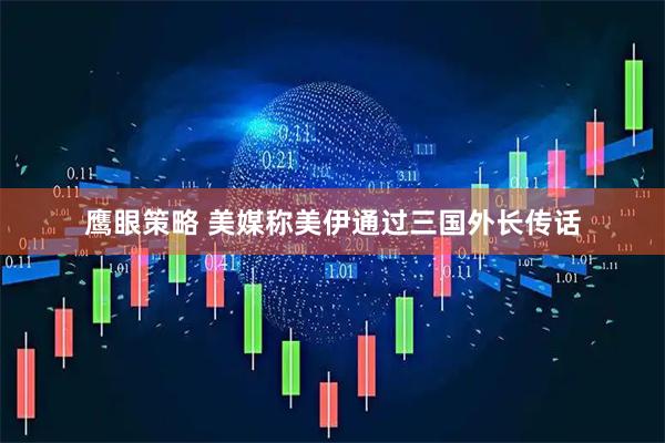 鹰眼策略 美媒称美伊通过三国外长传话