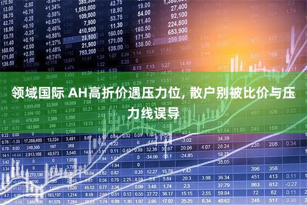领域国际 AH高折价遇压力位, 散户别被比价与压力线误导