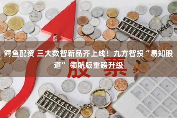鳄鱼配资 三大数智新品齐上线！九方智投“易知股道” 领航版重磅升级