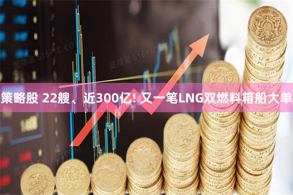 策略股 22艘、近300亿! 又一笔LNG双燃料箱船大单
