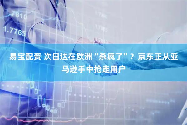 易宝配资 次日达在欧洲“杀疯了”？京东正从亚马逊手中抢走用户