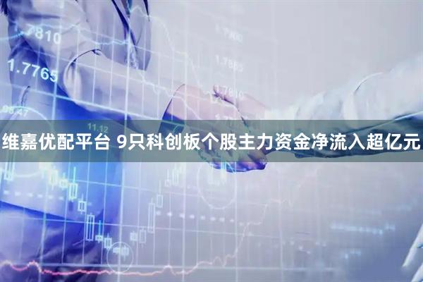维嘉优配平台 9只科创板个股主力资金净流入超亿元