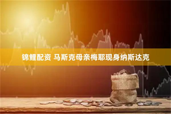 锦鲤配资 马斯克母亲梅耶现身纳斯达克