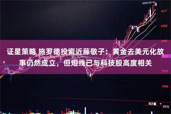 证星策略 施罗德投资近藤敬子：黄金去美元化故事仍然成立，但短线已与科技股高度相关