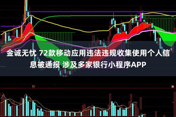 金诚无忧 72款移动应用违法违规收集使用个人信息被通报 涉及多家银行小程序APP